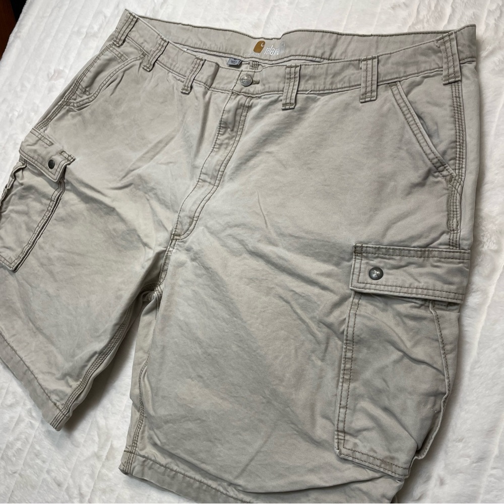 Carhartt Relaxed Fit Canvas Cargo Hiking Work Shorts Men’s Size 50